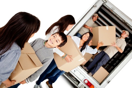 Large moving truck used for efficient commercial moving in Wimbledon