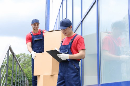 Encrypted online booking payment screen for Wimbledon moving services
