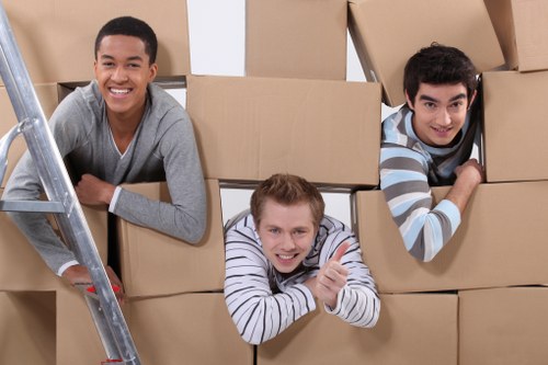 Local student removals service handling furniture in Wimbledon