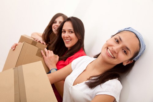 Local removals team planning access and parking in Wimbledon