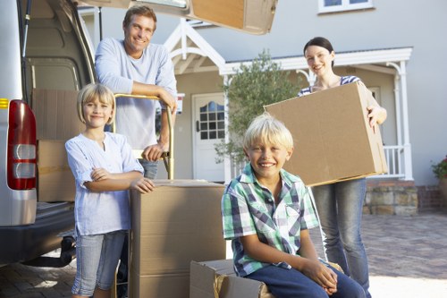 Customer booking details for a Wimbledon removals service