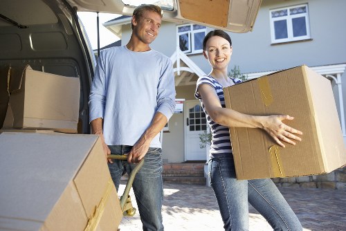 Careful furniture loading for removals near Wimbledon