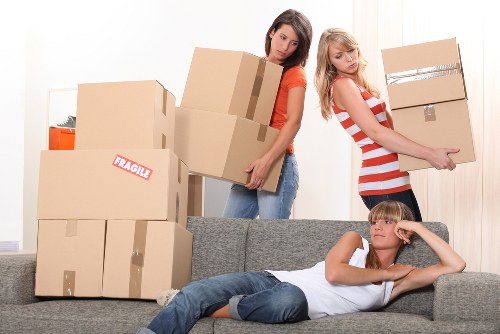 Removal team loading furniture safely for a same day move in Wimbledon
